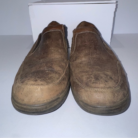 Johnston & Murphy size 8 Men's Brown Slip-On Shoes - Picture 8 of 9